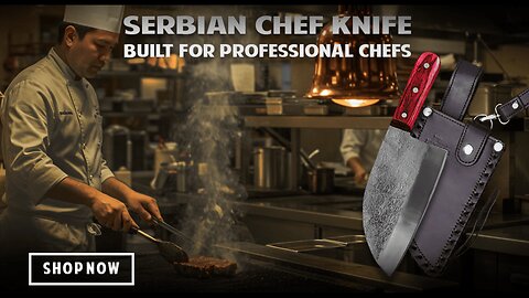 Authentic Hand Forged Serbian Chef Knife – The Choice of Professional Chefs