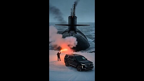 Submarine Crashes Through Ice Near Cadillac in Arctic Showdown!