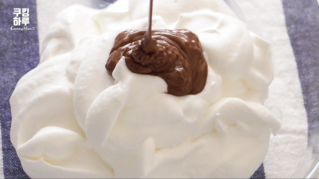 Frothy Chocolate Mousse Latte. Milk with Soft and rich Chocolate Cream.