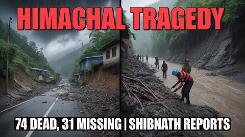 Himachal Cloudburst Horror: 74 Dead, 31 Missing in Mandi | Ground Report by Shibnath.