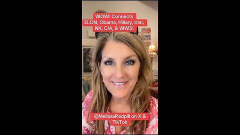 Connects Elon Obama Hillary Iran NK CIA & WW3