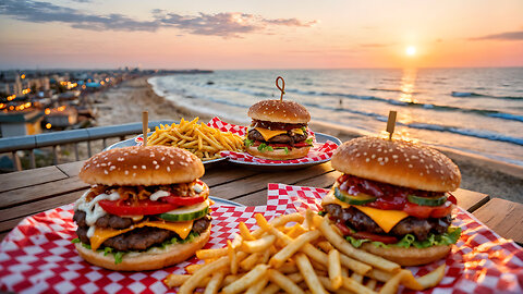 Wonderful hamburger sandwich