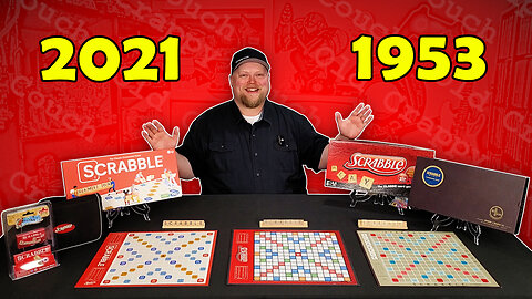 A Brief History of Scrabble - Retro Board Game Review - 1953 Selright vs. 2021 Hasbro