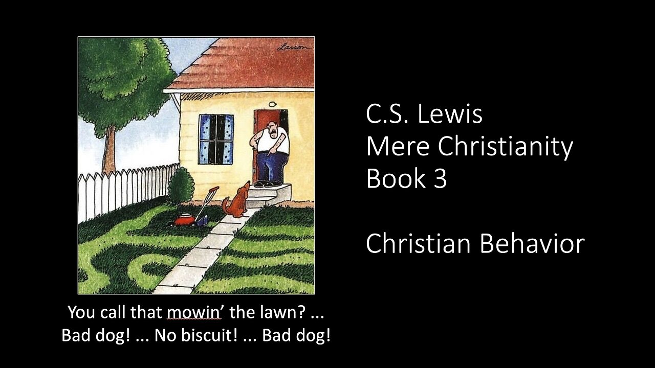 Mere Christianity Book 3 - Christian Behavior