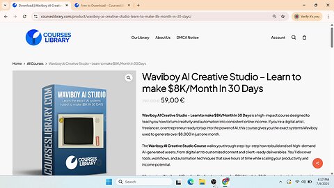 (courseslibrary.com)Waviboy AI Creative Studio – Learn to make $8K_Month In 30 Days