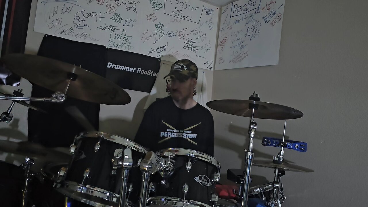 June 29th 2025 Legally Blind Drummer RooStar Drum Solo.