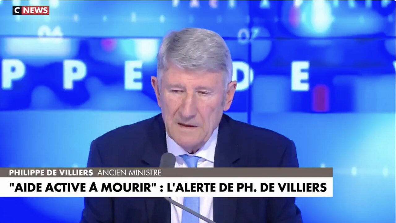 "Aide Active À Mourir" : L'Alerte De Philippe De VILLIERS
