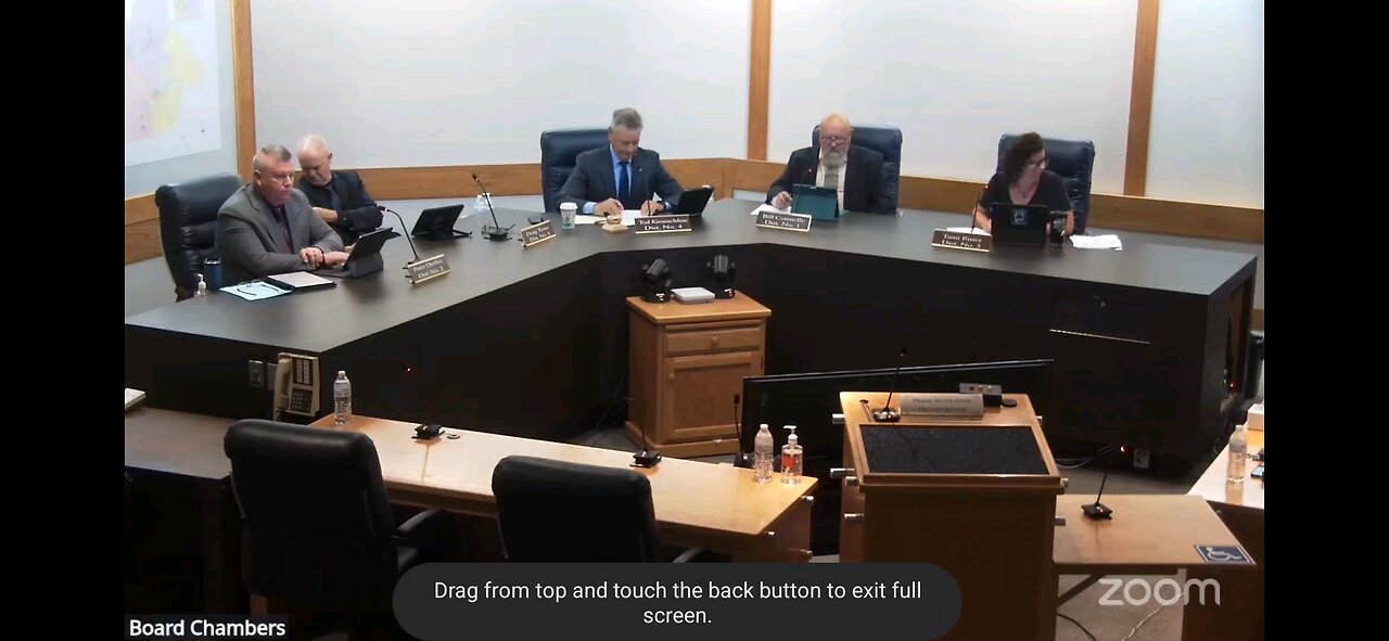 BUTTE COUNTY BOARD OF SUPERVISORS MEETING 4/22/25: DIANA READS FROM HARRY FISHER'S BOOK