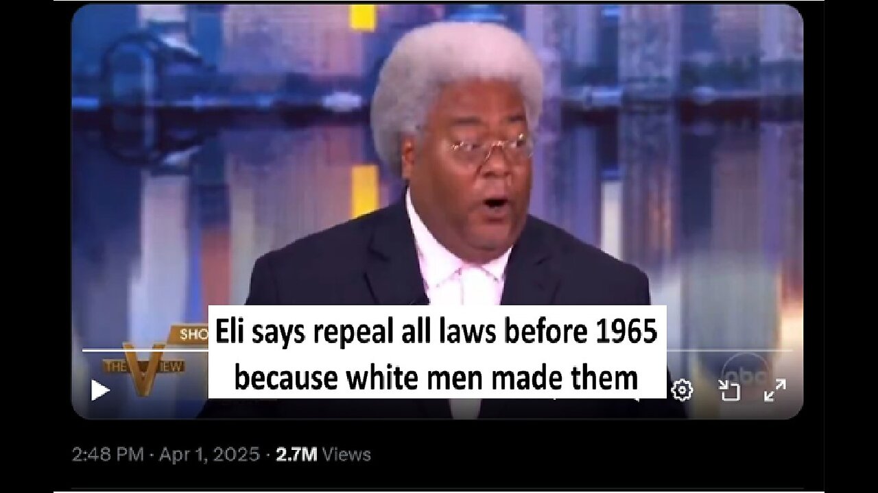Democrat says get rid of every law before 1965