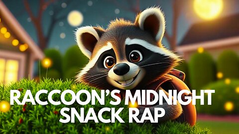 Snack Attack! Raccoon’s Midnight Rap Adventure