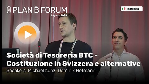 Società di Tesoreria BTC: Costituzione in Svizzera e Alternative | Plan ₿ Forum