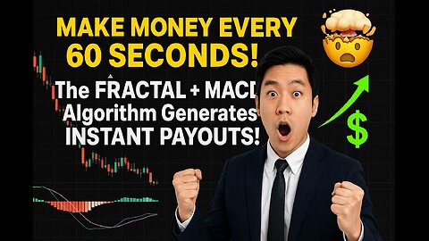 MAKE MONEY EVERY 60 SECONDS! 🤯 This FRACTAL + MACD Algorithm Generates Instant Payouts!