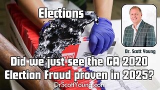 Did we just see the GA 2020 Election Fraud proven in 2025?