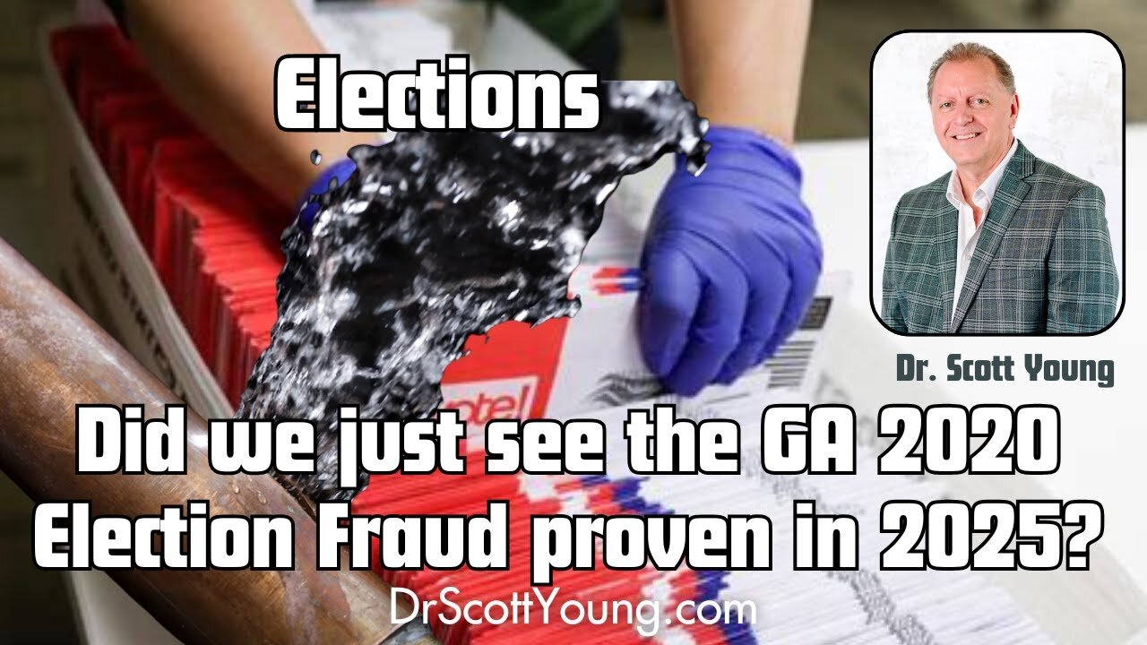 Did we just see the GA 2020 Election Fraud proven in 2025?
