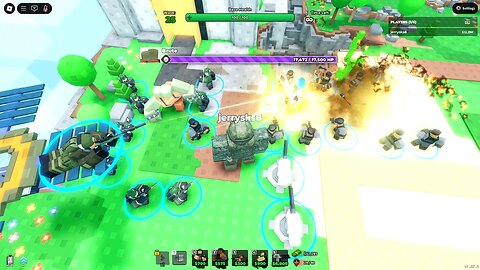 Playing Tower Defence Simulator in Roblox - (No Commentary).