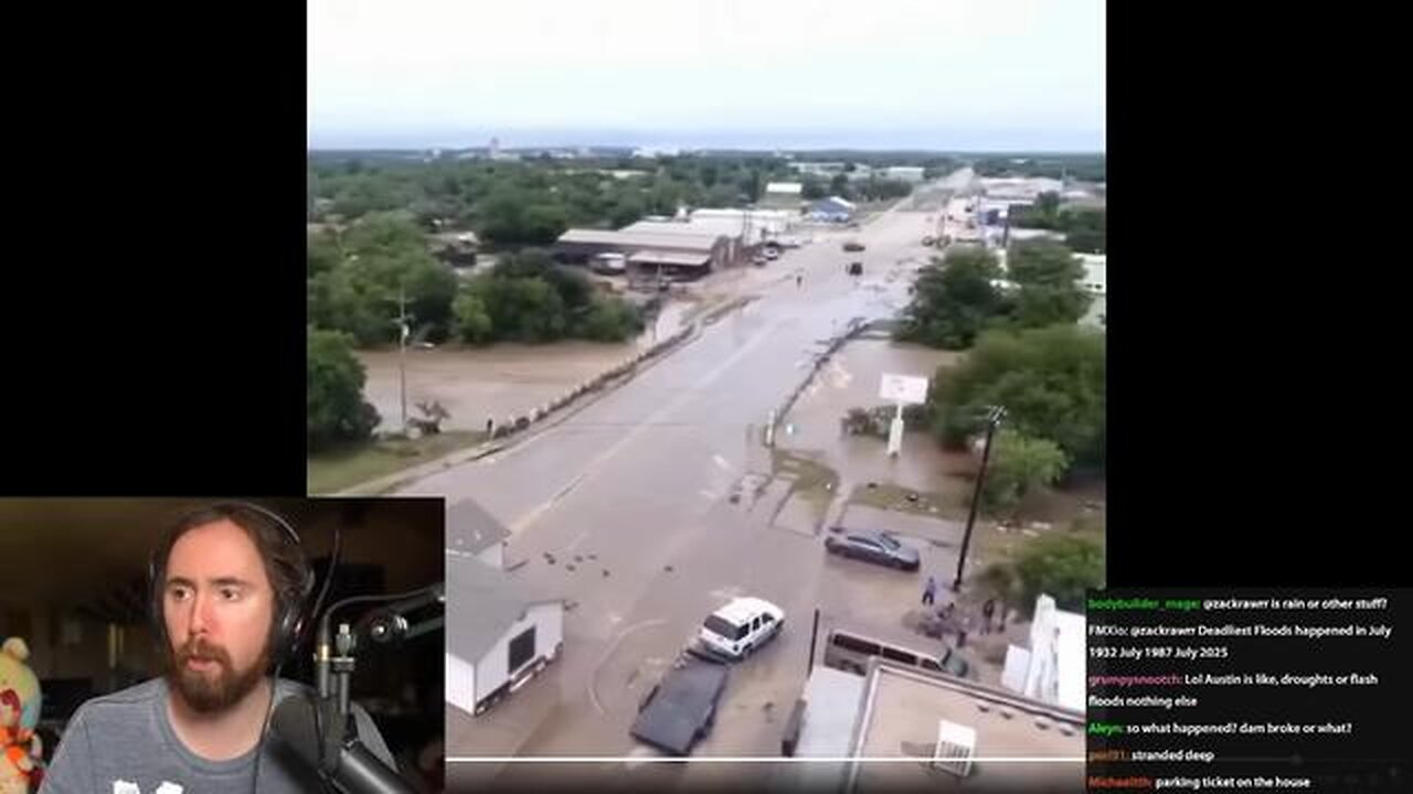 Texas flood timelapse is insane earth disaster cycle