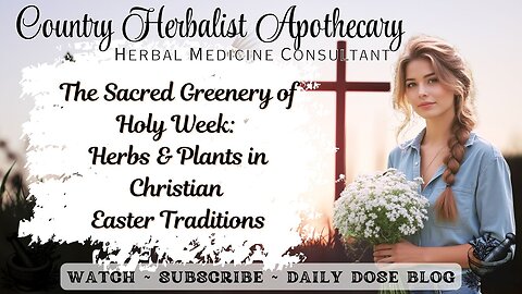 The Sacred Greenery of Holy Week: Herbs and Plants in Christian Easter Traditions