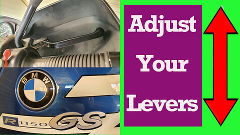 How to adjust your handlebar levers up/down on a BMW R1150GS!