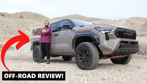 Taking the NEW TRD PRO for a RIP! //New Toyota Tacoma TRD PRO Off-Road Review//