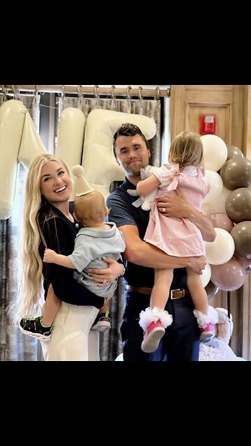Charlie Kirk😭 is gone, leaving behind his wife, Erika Kirk, and two young children and only two