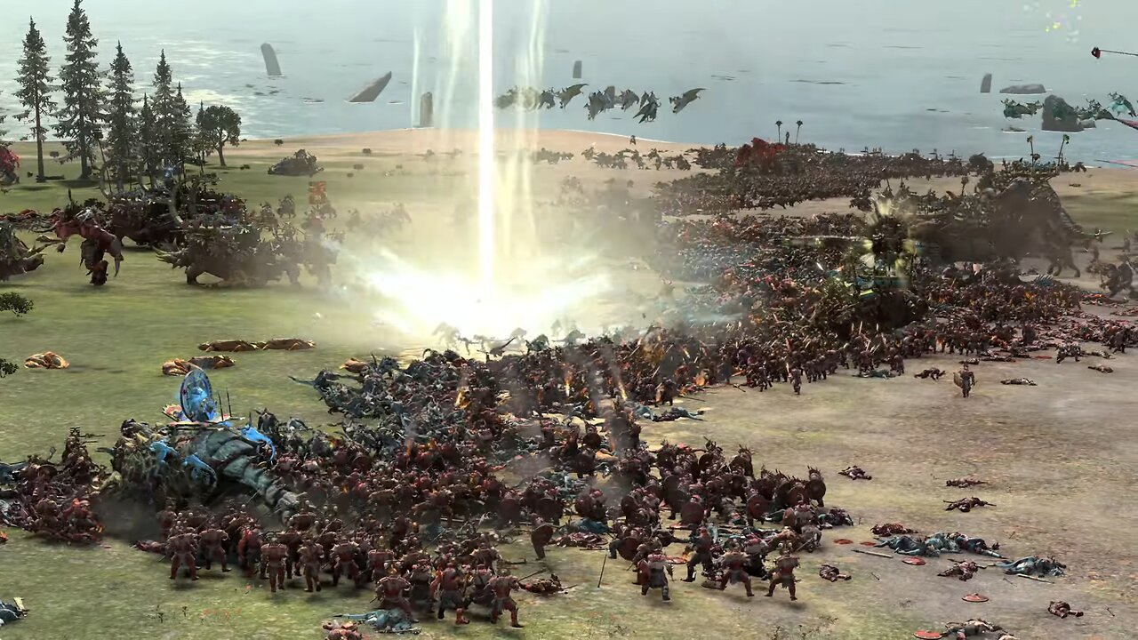 Total War of KHORNE v🗡s LIZARDMEN - Warhammer TotalWar cinematic battle