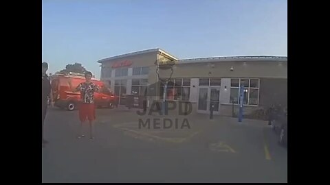 Altercation at Kwik Trip Escalates to Near-Fatal Encounter #bodycamfootage #lawenforcement #japd