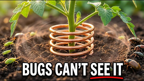 STOP Spraying Pesticides! One Copper Coil Makes Plants "Invisible" To Bugs