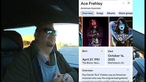 22 October 2025 - Farewell Ace Frehley, Family Jewels, I'm Lucky, More...