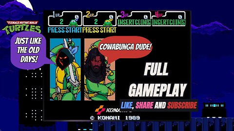TEENAGE MUTANT NINJA TURTLES #konami #retrogaming #tmnt #gameplay #gaming