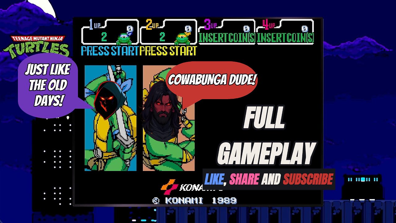 TEENAGE MUTANT NINJA TURTLES #konami #retrogaming #tmnt #gameplay #gaming