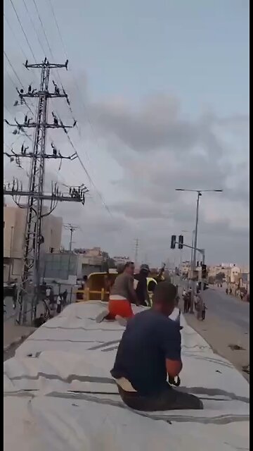 Armed Hamas Terrorists stealing Aid trucks (filming themselves again). What other proof you need?