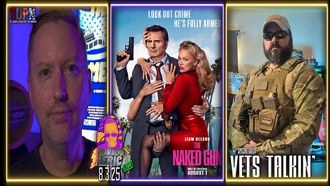 The Naked Gun (2025) SPOILER FREE REVIEW w/ Vets Talkin’ | Movies Merica | 8.3.25