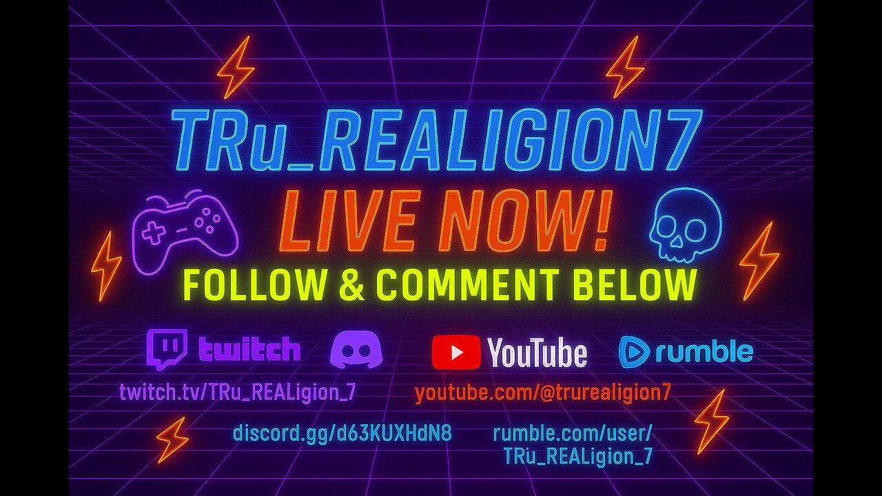 Support and follow me on all platforms.