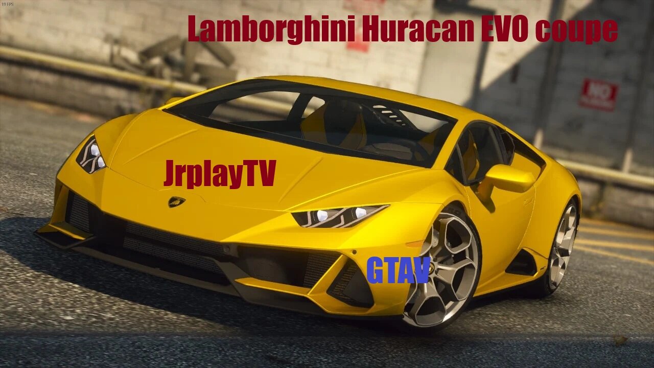 GTAV ONLINE. Lamborghini Huracan EVO coupe. Carrera libre.