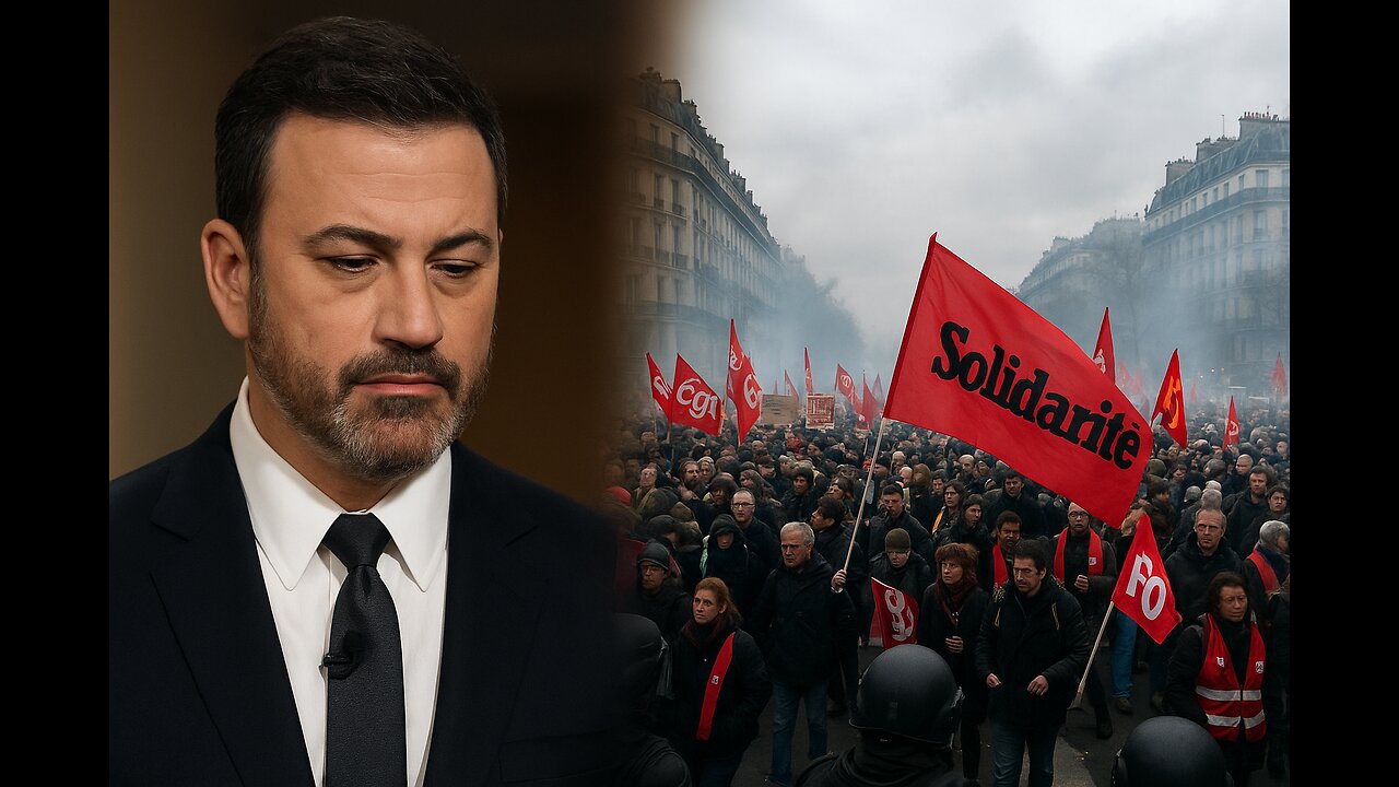 ABC Suspends Kimmel Over Kirk Comments, Nationwide Protests in France Coincide police