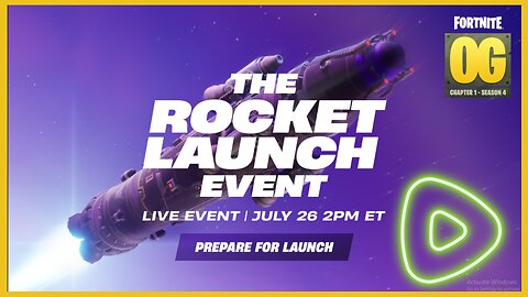 🔴-Live Fortnite OG Rocket Launch Event 🎮