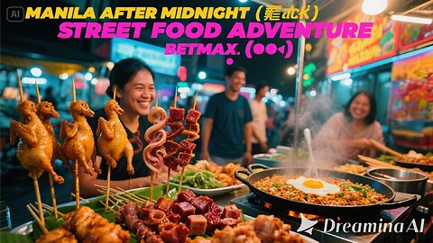 Manila After Midnight!! Filipino Street Food After Dark!!