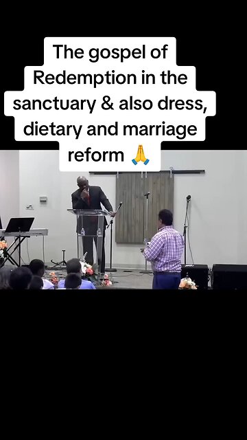 The gospel redemption in the sanctuary!