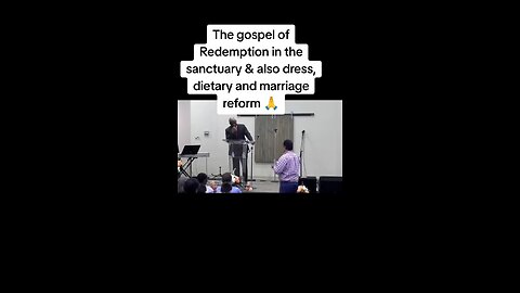 The gospel redemption in the sanctuary!