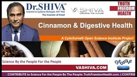 Dr.SHIVA™: Cinnamon on Digestive Health @CytoSolve® Systems Analysis(2/22)
