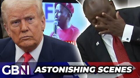Donald Trump AMBUSHES South African President over genocide allegations