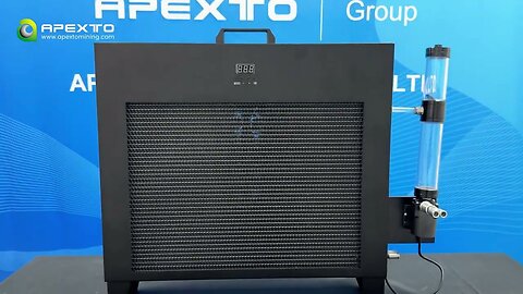 ASIC Miner Hydro Cooling Solution: M1 Water Cooling Radiator Performance Demo