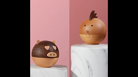 Cute Wooden Jewelry Box, for Necklaces, Earrings, Rings, Cufflinks and More