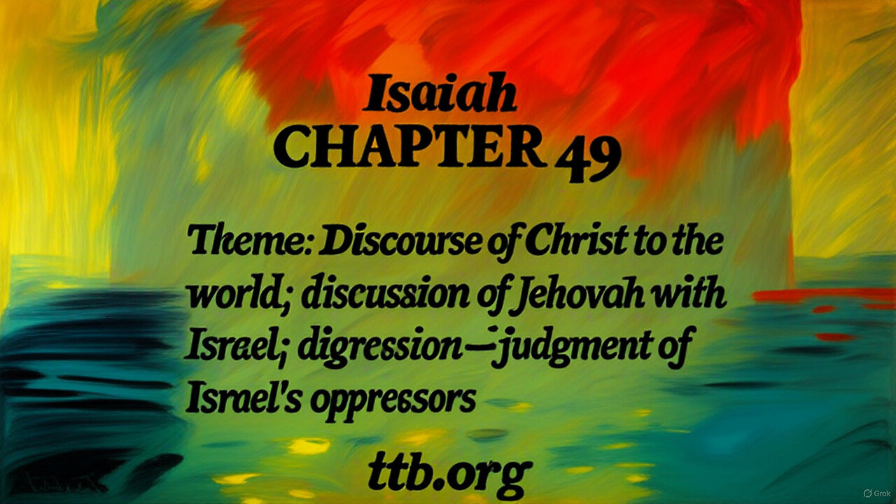 Isaiah Chapter 49 (Bible Study)