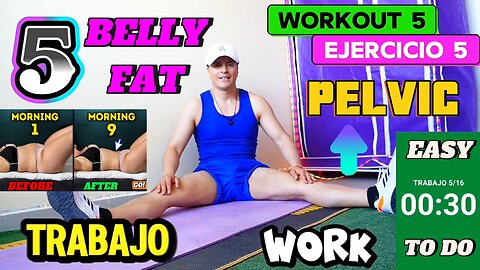 🟣Burn fat lying down😍🛌Easy exercises to do! Pelvic floor and lower abdomen💪