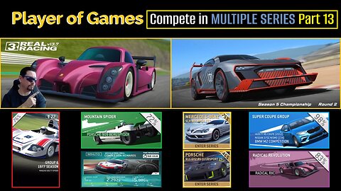Compete in MULTIPLE SERIES Part 13 within Real Racing 3 Update 13.7 (14.0.1) [Player of Games]