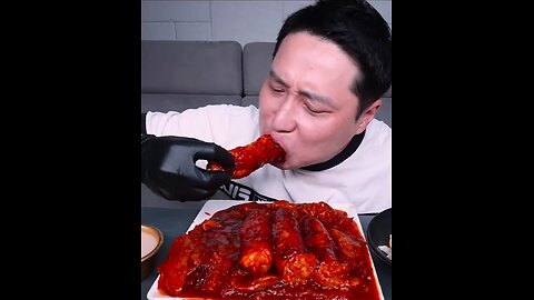 Spicy Korean beef intentines with Kimchi