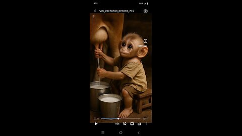 Poor baby monkey