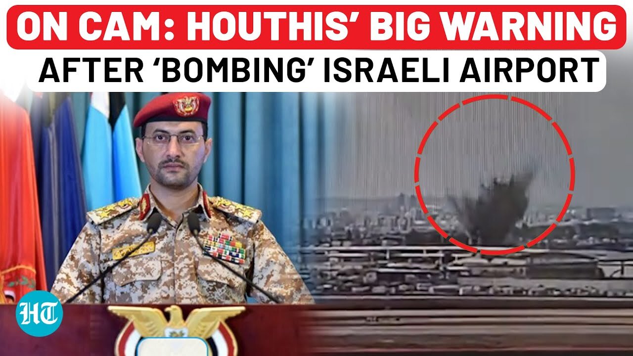 Houthis Hint At Second Missile Attack On Israel’s Ben Gurion Airport? Chilling Warning On Camera