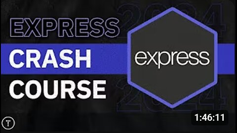 ⚡ Express.js Crash Course for Beginners | Get Started with Node’s #1 Web Framework